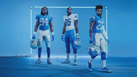 Detroit Lions new uniforms
