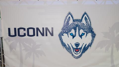 UConn Huskies in action during the NCAA Tournament